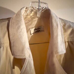 Lilli Ann for I Magnin Butter Yellow Facile Cropped Jacket — Vintage